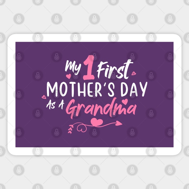 mu first mother's day as a grandma Happy Mothers day 2021 gift for mom and grandma shirt funny mom celebration day Sticker by dianoo